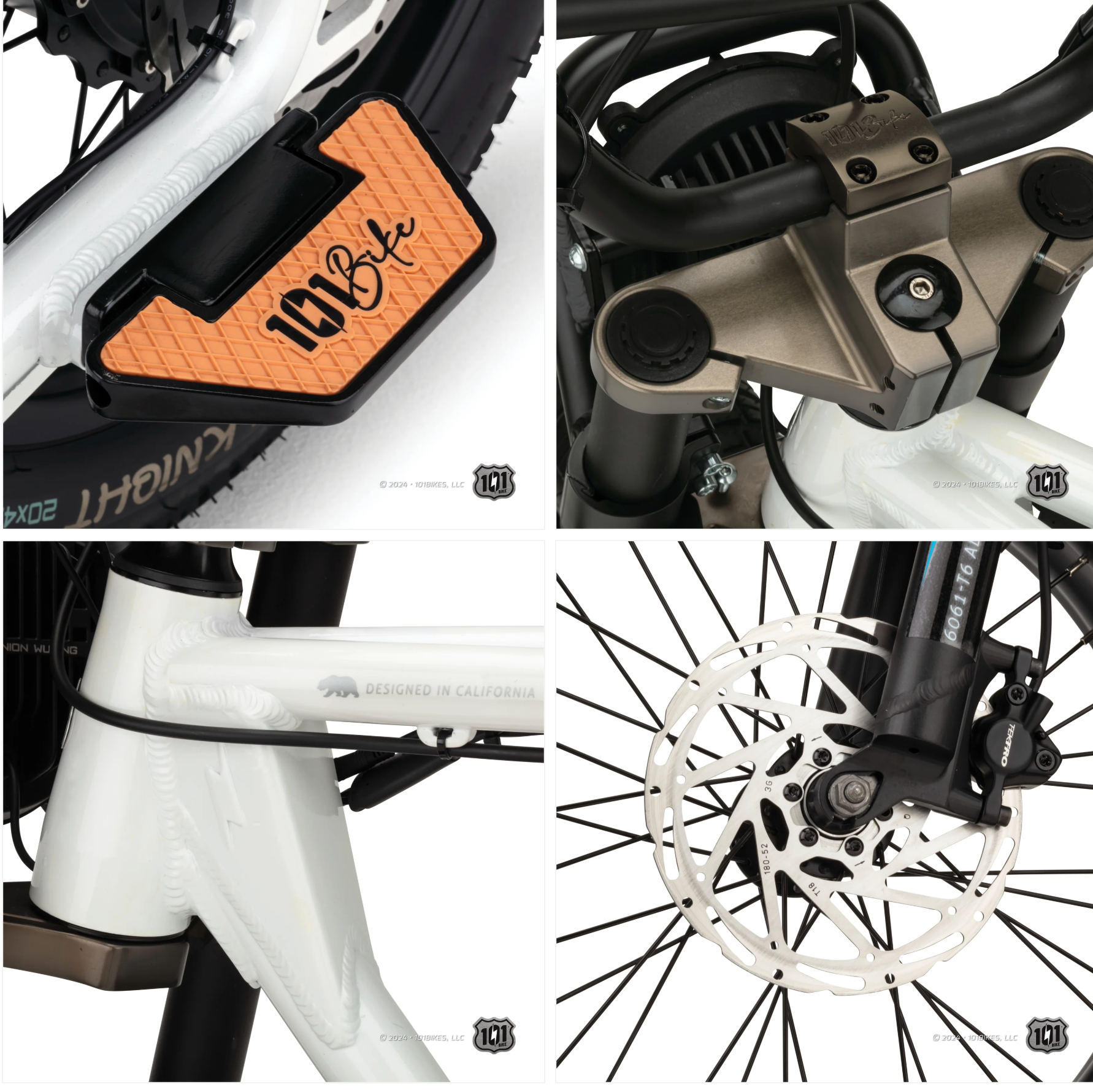 101 Bikes Seaside Moto Style Electric Bike - Image 4